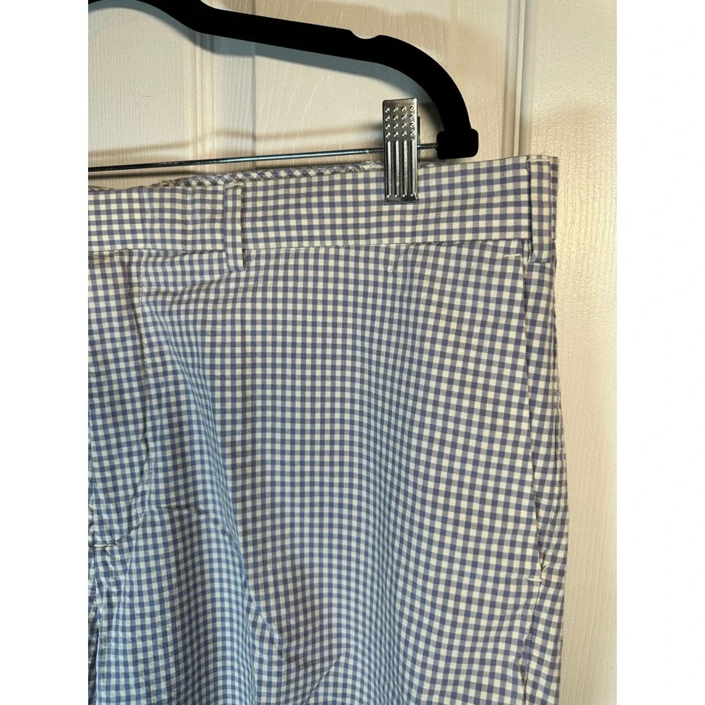 NWT! Ralph Lauren Men's Blue Gingham Shorts Flat Front‎ Golf Casual Size 40